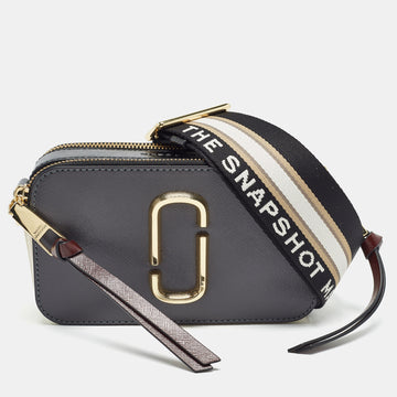 MARC JACOBS Tri Color Leather Snapshot Camera Crossbody Bag