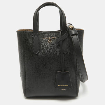 MICHAEL KORS Black Leather Extra Small Sinclair Tote