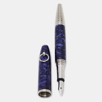 MONTBLANC Muses Elizabeth Taylor Resin Silver Tone Special Edition Fountain Pen