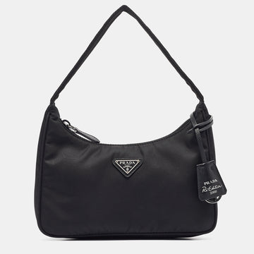 PRADA Black Nylon Re-Edition 2000 Shoulder Bag