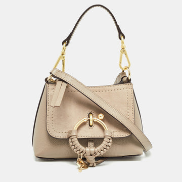 SEE BY CHLOESee by  Beige Leather Mini Joan Shoulder Bag