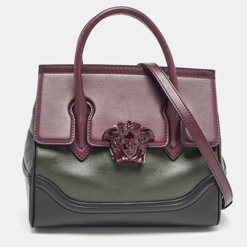 VERSACE Tricolor Leather Palazzo Empire Tote