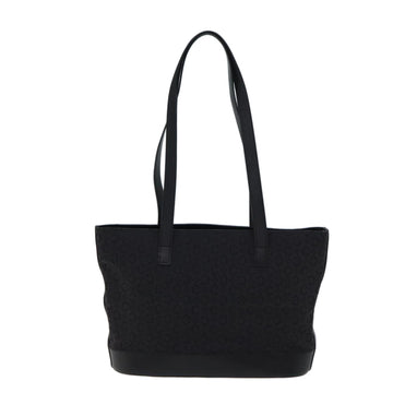 CELINE C Macadam Canvas Tote Bag Black Auth mr122