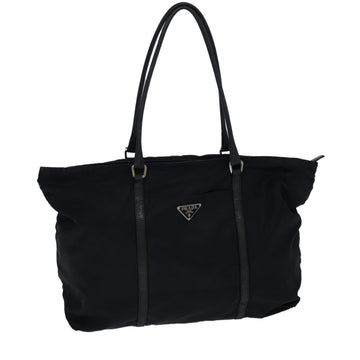 PRADA Tote Bag Nylon Black Auth mr134