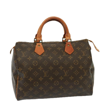 LOUIS VUITTON Monogram Speedy 30 Hand Bag M41526 LV Auth mr220