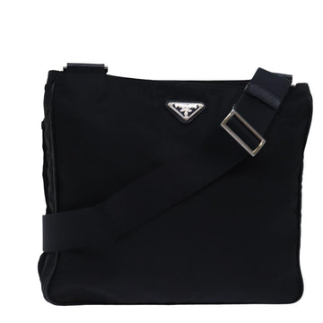 PRADA Shoulder Bag Nylon Black Auth mr234