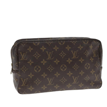 LOUIS VUITTON Monogram Trousse Toilette 28 Clutch Bag M47522 LV Auth mr238