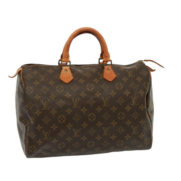 LOUIS VUITTON Monogram Speedy 35 Hand Bag M41524 LV Auth mr239