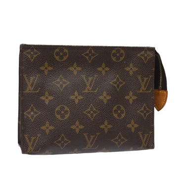 LOUIS VUITTON Monogram Poche Toilette 19 Pouch M47544 LV Auth mr267