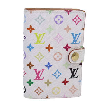 LOUIS VUITTON Multicolor Carnet De Bal Day Planner Cover White M92653 Auth mr346