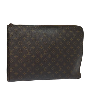 LOUIS VUITTON Monogram Posh Documents Clutch Bag M53456 LV Auth mr348