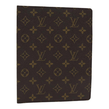 LOUIS VUITTON Monogram Agenda Bureau Day Planner Cover R20100 LV Auth mr380