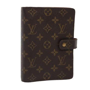 LOUIS VUITTON Monogram Agenda MM Day Planner Cover R20105 LV Auth mr387