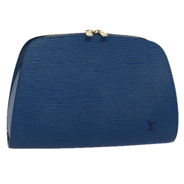 LOUIS VUITTON Epi Dauphine GM Pouch Blue M48435 LV Auth th4325