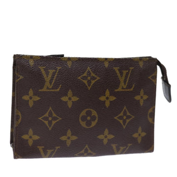 LOUIS VUITTON Monogram Poche Toilette 15 Pouch Vintage M47546 LV Auth th4853