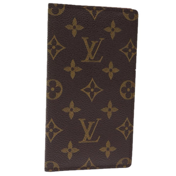 LOUIS VUITTON Monogram Agenda Poche Note Cover R20503 LV Auth th4896