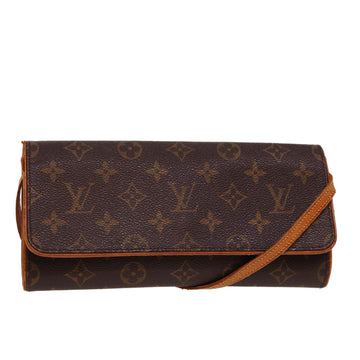 LOUIS VUITTON Monogram Pochette Twin GM Shoulder Bag M51852 LV Auth th5037