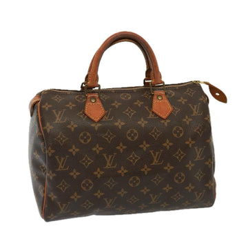 LOUIS VUITTON Monogram Speedy 30 Hand Bag M41526 LV Auth th5044