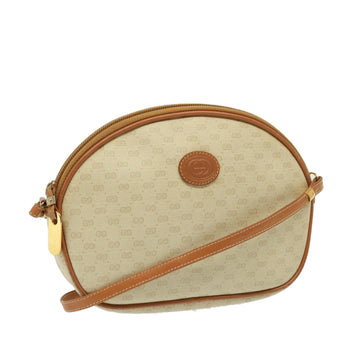 GUCCI Micro GG Supreme Shoulder Bag PVC Leather Beige 007 983 1113 Auth th5073