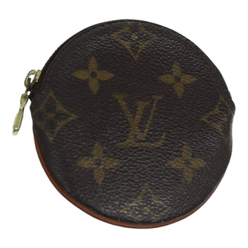 LOUIS VUITTON Monogram Porte Monnaie Rond Coin Purse M61926 LV Auth th5203