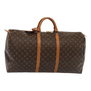 LOUIS VUITTON Monogram Keepall 60 Boston Bag M41422 LV Auth ti1878