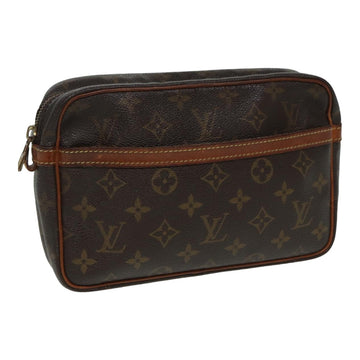 LOUIS VUITTON Monogram Compiegne 23 Clutch Bag M51847 LV Auth ti1880