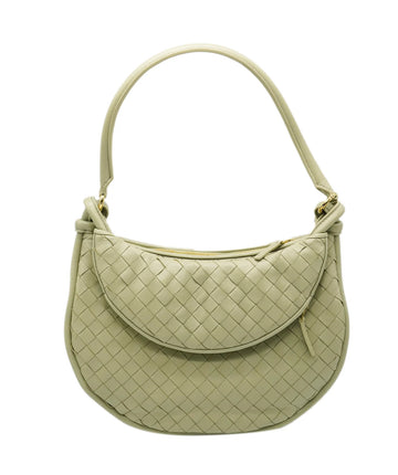 BOTTEGA VENETA Travertine Nappa Intrecciato Medium Gemelli