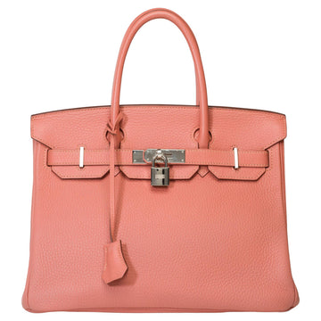 HERMES Stunning Birkin 30 handbag in Rose Tea Togo leather, SHW
