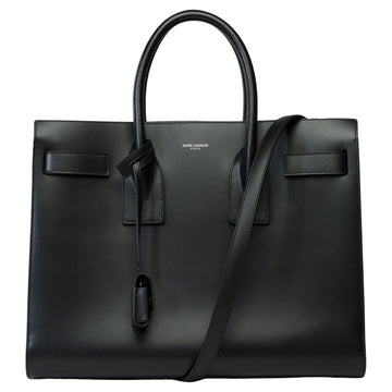 Saint Laurent Sac de Jour Small size handbag strap in black Box calf leather