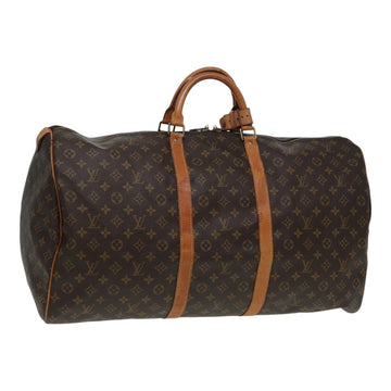 LOUIS VUITTON Monogram Keepall 60 Boston Bag M41422 LV Auth yb645