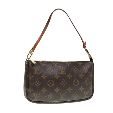 LOUIS VUITTON Monogram Pochette Accessoires Pouch M51980 LV Auth yb657