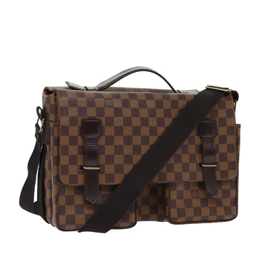 LOUIS VUITTON Damier Ebene Broadway Shoulder Bag N42270 LV Auth yb664