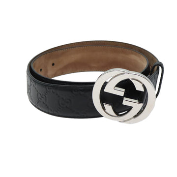 GUCCI Interlocking ssima GG Canvas Belt 37