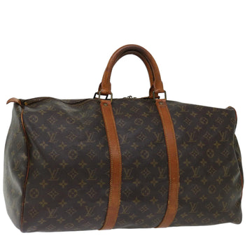 LOUIS VUITTON Monogram Keepall 50 Boston Bag M41426 LV Auth yk11576