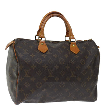 LOUIS VUITTON Monogram Speedy 30 Hand Bag M41526 LV Auth yk11653