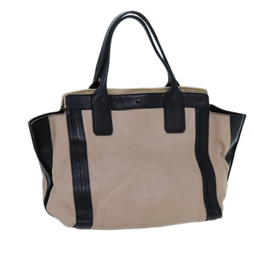 Chloe Hand Bag Leather Beige Auth yk11964