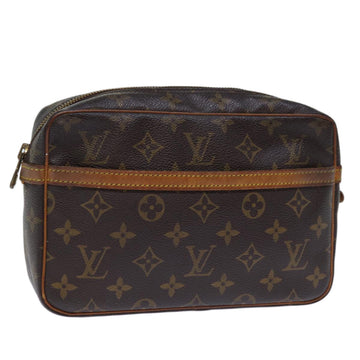 LOUIS VUITTON Monogram Compiegne 23 Clutch Bag M51847 LV Auth yk12112