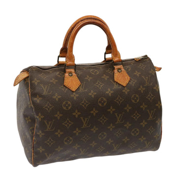 LOUIS VUITTON Monogram Speedy 30 Hand Bag M41526 LV Auth yk12142