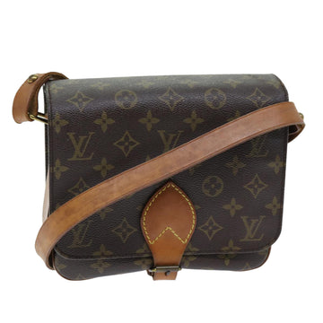 LOUIS VUITTON Monogram Cartouchiere MM Shoulder Bag M51253 LV Auth yk12384