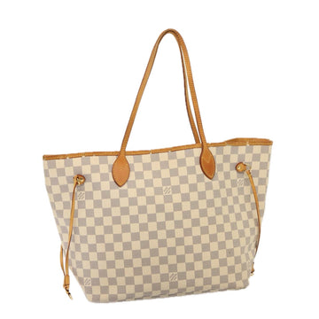 LOUIS VUITTON Damier Azur Neverfull MM Tote Bag N41605 LV Auth yk12731