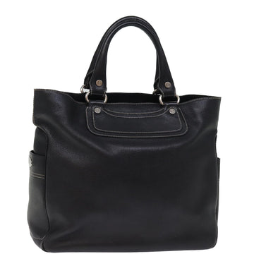 CELINE Boogie bag Hand Bag Leather Black Auth yk12744