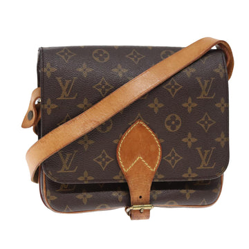 LOUIS VUITTON Monogram Cartouchiere MM Shoulder Bag M51253 LV Auth yk12766