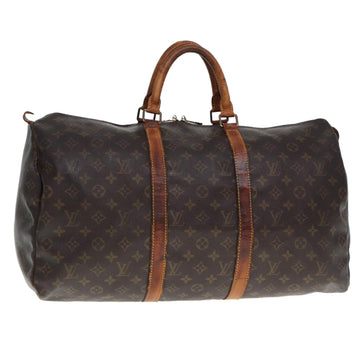 LOUIS VUITTON Monogram Keepall 50 Boston Bag M41426 LV Auth yk12830