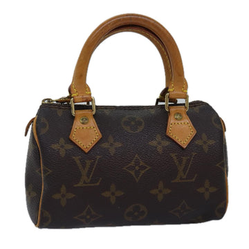 LOUIS VUITTON Monogram Mini Speedy Hand Bag M41534 LV Auth yk12936