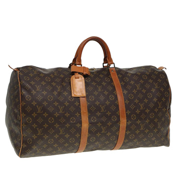 LOUIS VUITTON Monogram Keepall 60 Boston Bag M41422 LV Auth yk12968