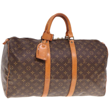 LOUIS VUITTON Monogram Keepall 50 Boston Bag M41426 LV Auth yk13000