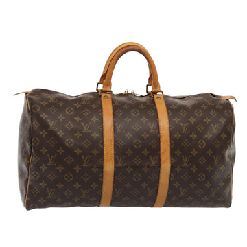 LOUIS VUITTON Monogram Keepall 50 Boston Bag M41426 LV Auth yk13045