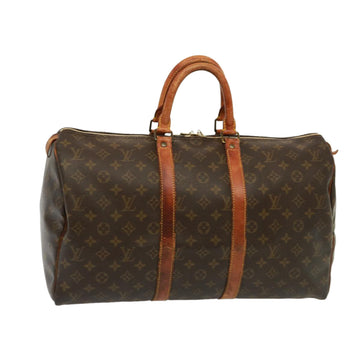 LOUIS VUITTON Monogram Keepall 45 Boston Bag M41428 LV Auth yk13103