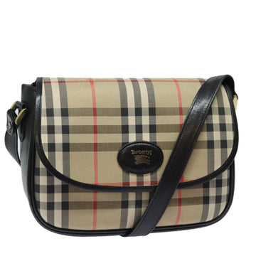 BURBERRYSs Nova Check Shoulder Bag Canvas Beige Auth yk13106