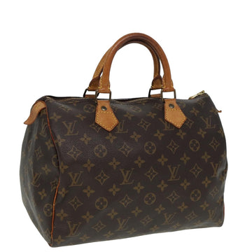 LOUIS VUITTON Monogram Speedy 30 Hand Bag M41526 LV Auth yk13169